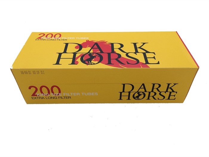 Гильзы сигаретные DARK HORSE -  EXTRA LONG фильтр 24мм (200 ШТ.) - фото 4545