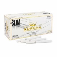 Гильзы сигаретные корона слим 6.5мм ( CROWN - SLIM) 250шт