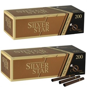 Гильзы с фильтром SILVER STAR Cooper. Гильзы коричневого цвета 8*15 мм (5 упаковок по 200шт)