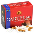 Сигаретные гильзы Cartel  15мм фитльтр ( CARTEL - 15 MM ) 500шт - фото 5277